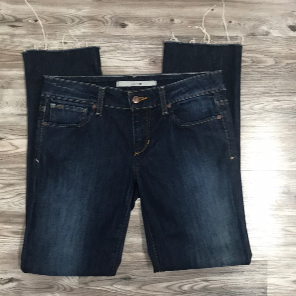 Joe’s cigarette dark denim straight leg size 26